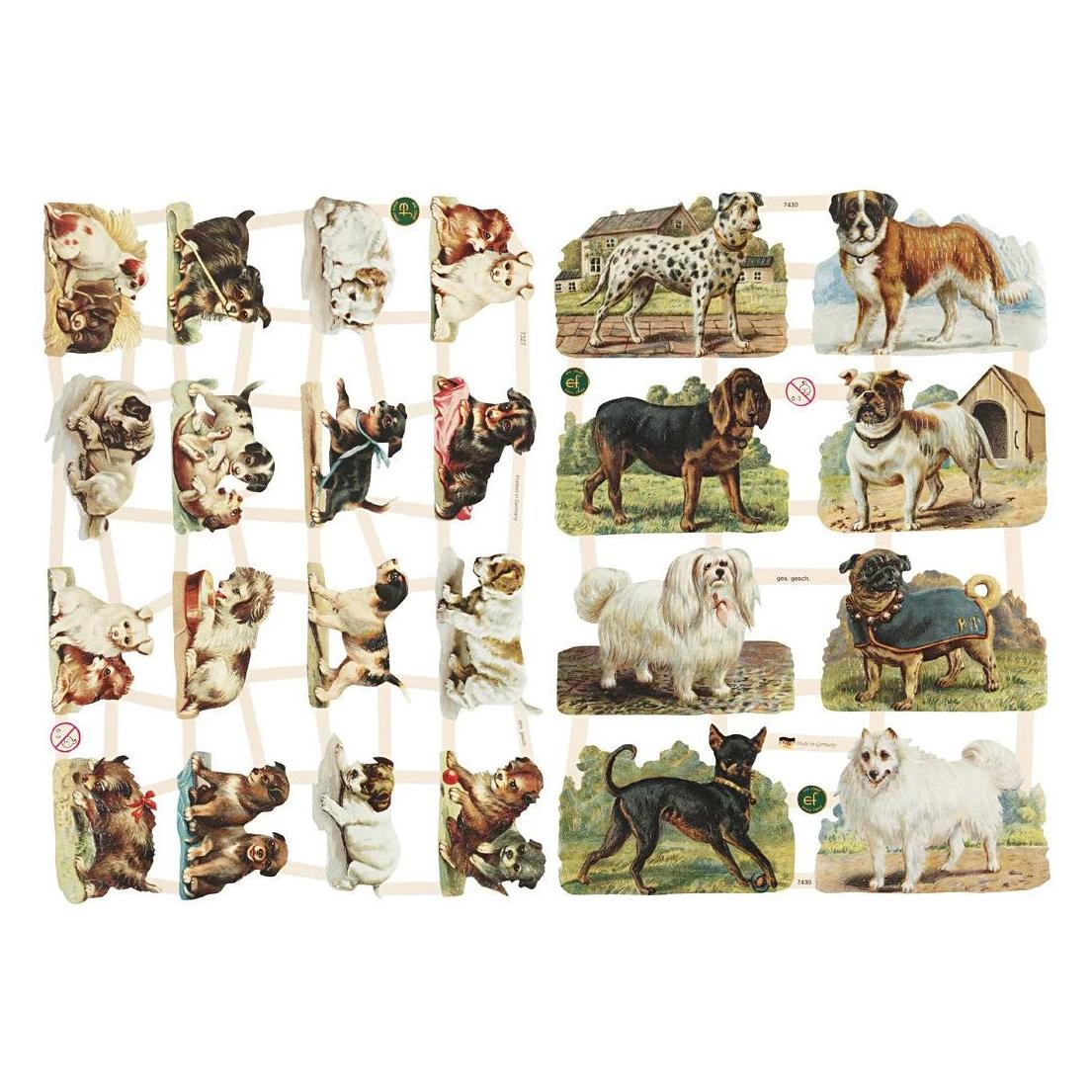 Creativ Company Streudeko Hunde 2 Blatt (1 Sticker) (19358)