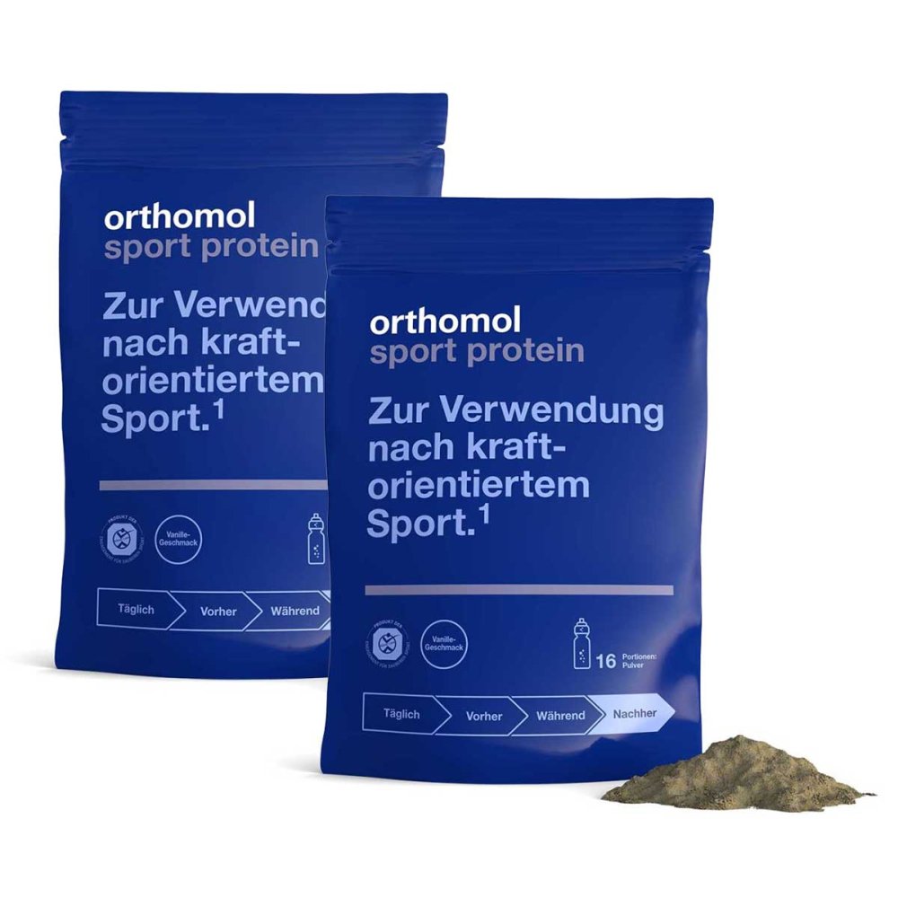 Orthomol pharmazeutische Orthomol Sport Protein Pulver Vanille 08105923