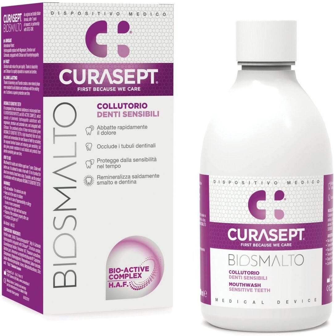 Curasept Biosmalto collutorio sensibili 300 ml