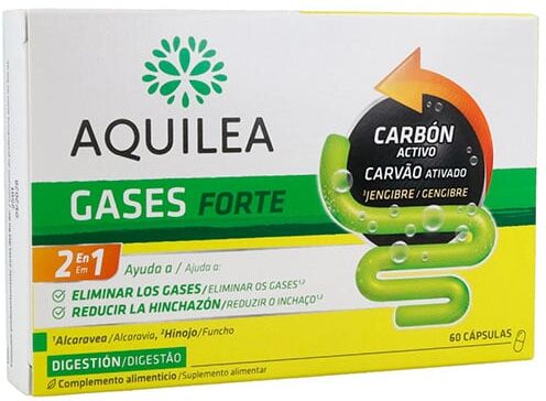 Aquilea Gases Forte Carvão Vegetal 60 Caps