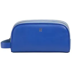 DuDu Thani Kosmetiktasche Leder 21 cm  blau