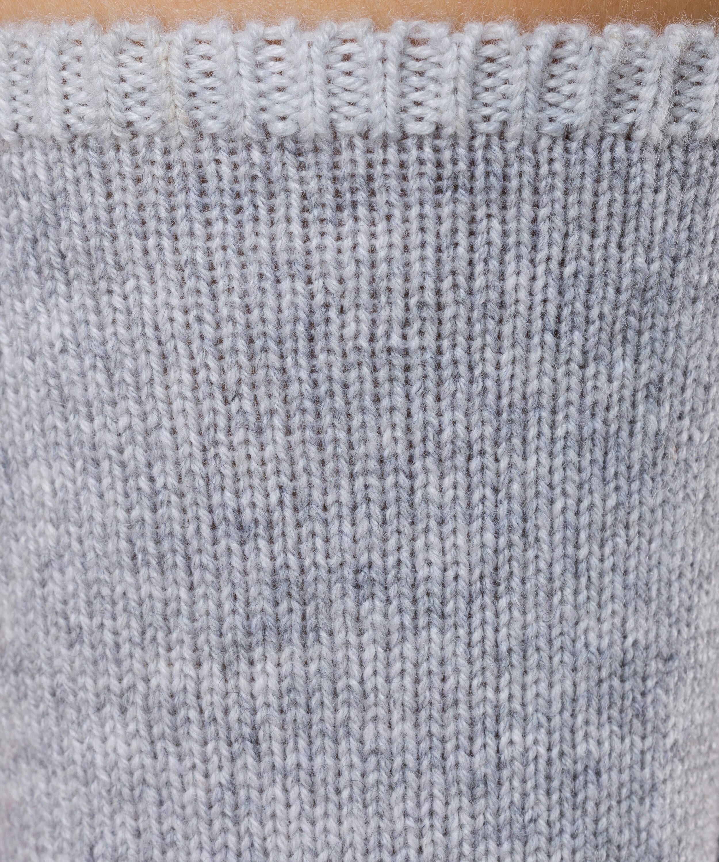 Socken FALKE "No. 1 Finest Cashmere", Damen, Gr. 35-36, grau (marengo (3391)), Obermaterial: 100% Kaschmir WS., Socken Socken