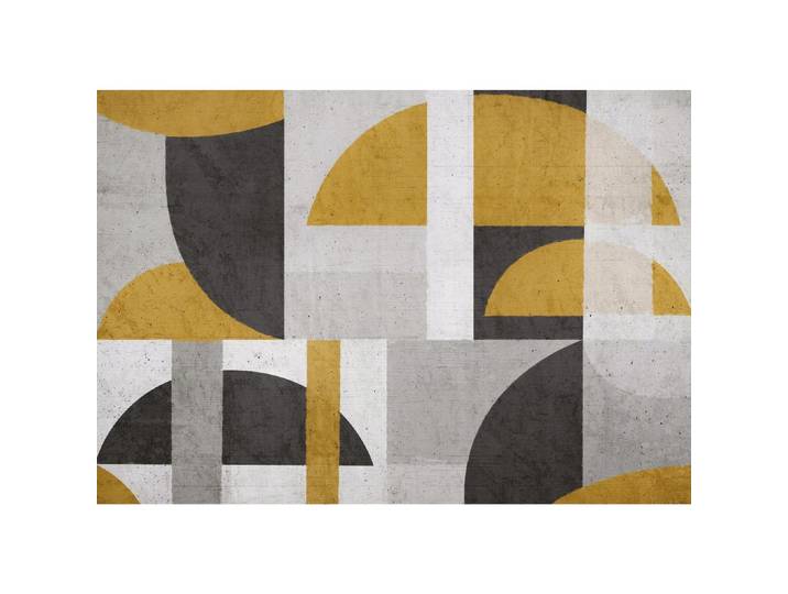 FOTOTAPETE Art Deco Abstrakt Grau 254x184 cm