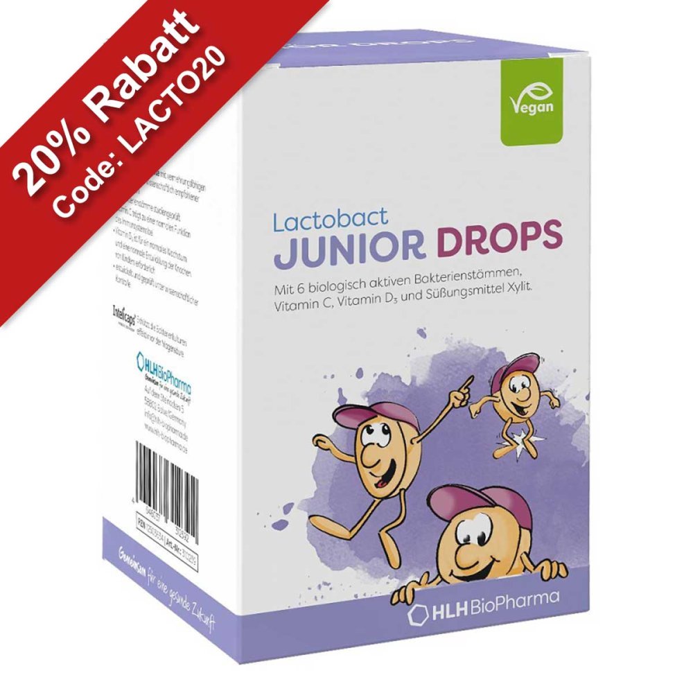 HLH BioPharma GmbH Lactobact JUNIOR DROPS Lutschtabletten 12503634