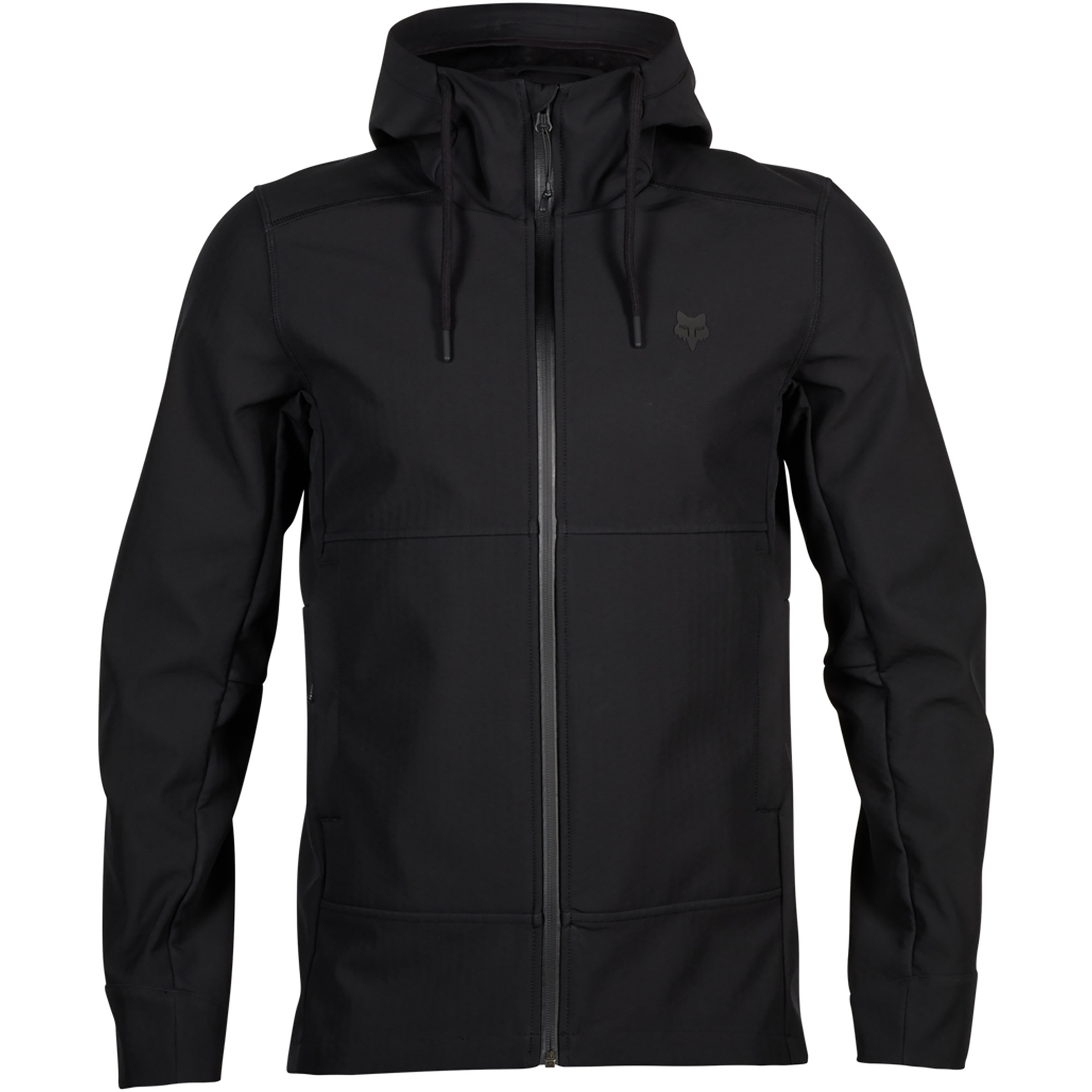 Fox Pit Herren Softshelljacke schwarz Größe XL Mountainbike Winddicht Wasserabweisend