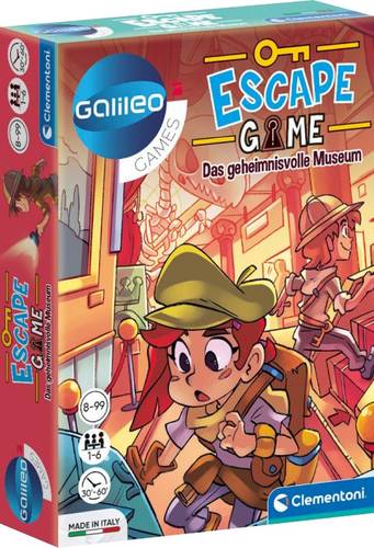 Clementoni 59227 Clementoni Galileo Escape Game - Das geheimnisvolle Museum