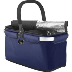 Genius Einkaufskorb Falko Duo dunkelblau, 25,0 l