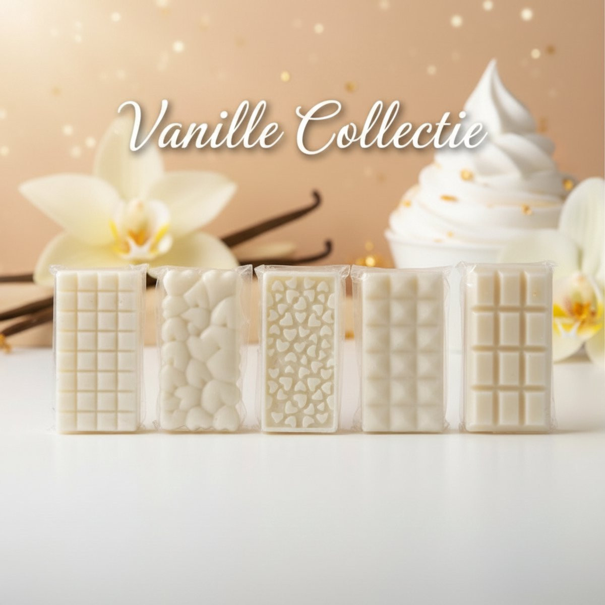 Scentulp - Handgemaakte Vanilla Wax Melts - 5 geuren