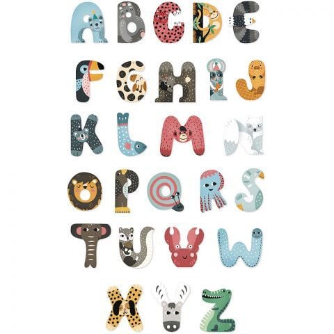 Vilac Alfabet met dierenfiguren, de letter W