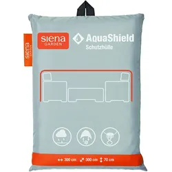 Siena Garden Loungehülle AquaShield 300 x 300 x 70 cm, 100 % Polyester Hellgrau - Abverkauf