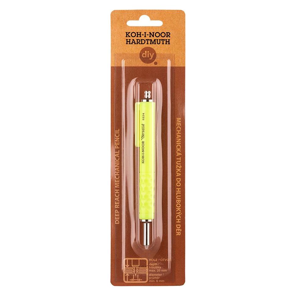 Koh-i-Noor Druckbleistift Tieflochmarker / Bohrlochmarker mit einer 2,5 mm Graphitmine, im Blister (2.50 mm) (59051109)