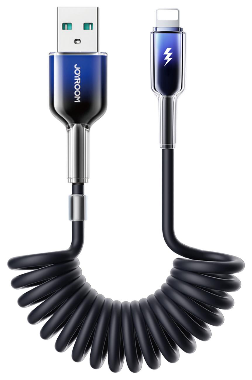 Joyroom S-A43 A-L Lightning naar USB-A oplaadkabel, 1,5 meter, Zwart