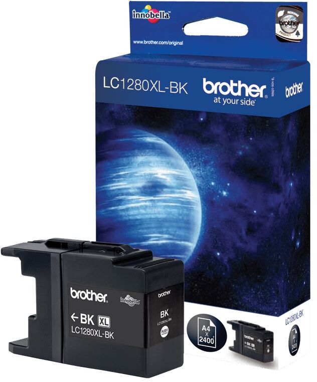 Brother LC1280XLBK High Yield Ink Cartridge (2,400 Pages) - Black