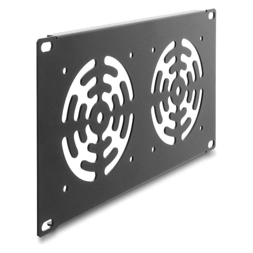 Delock 10" 3 HE Rackblende für 3 Lüfter 92 x 92 mm dunkelgra (67433)