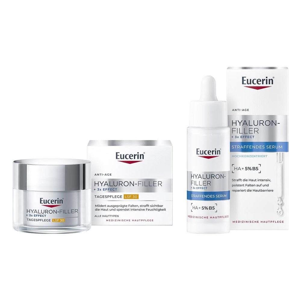 Eucerin Hyaluron-filler + 3x Effect Tagespflege & Straff. Serum 08108751
