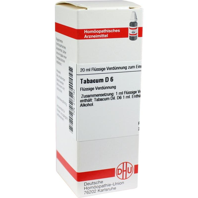 DHU-Arzneimittel GmbH & Co. KG TABACUM D 6 Dilution 20 ml 02107162