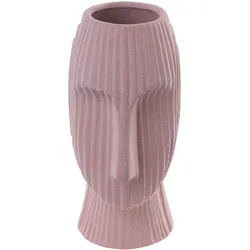 BLUMENVASE Steinzeug rosa Pallini