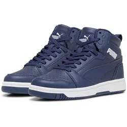 PUMA Rebound V6 Mid Winterized Sneaker Kinder 03 - new navy/puma white 38.5