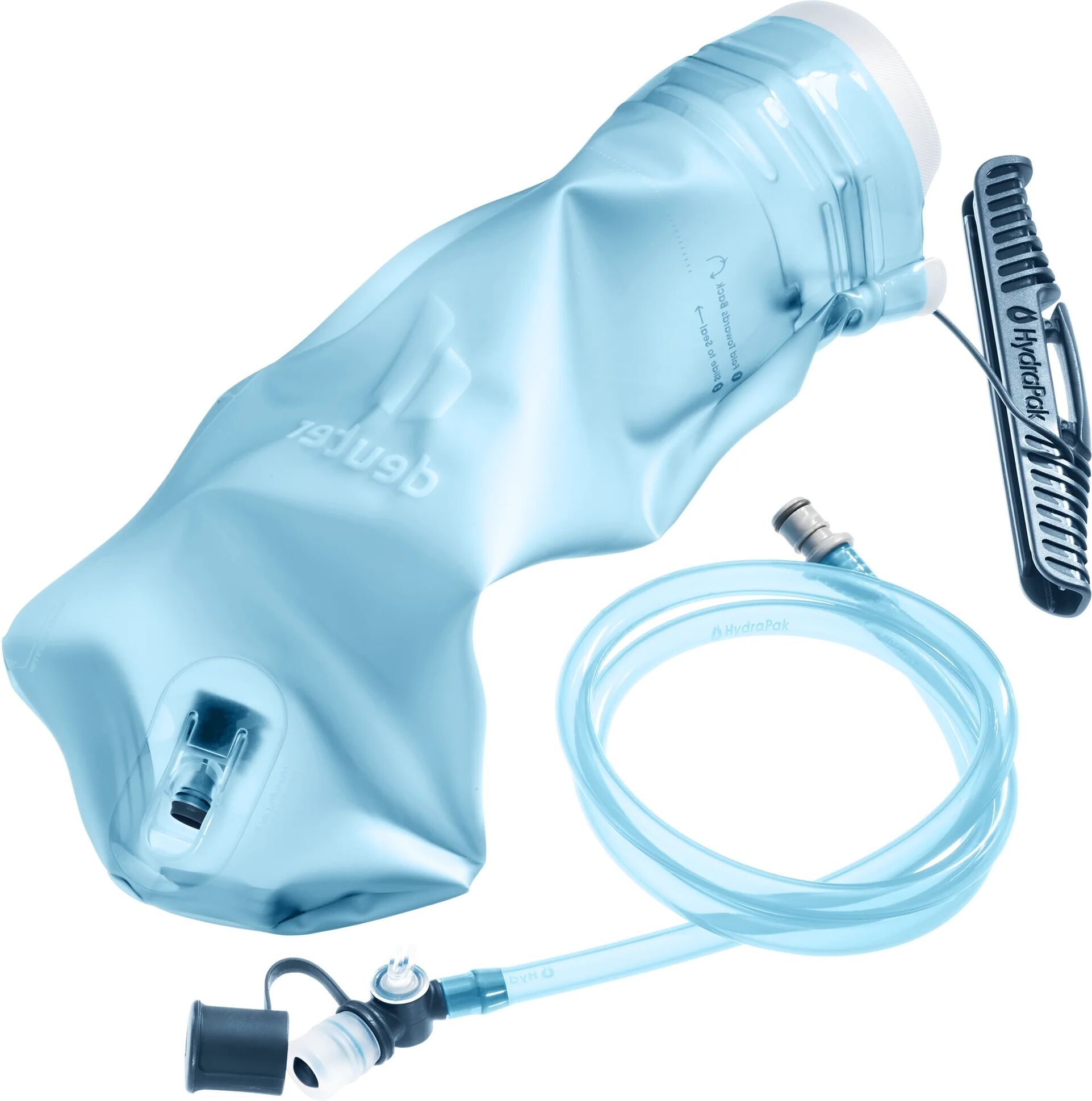 Trinksystem DEUTER "STREAMER II 1.5 L", blau (hydrablau), Trinkblasen, Kunststoff, Trinksystem