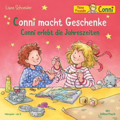 Conni macht Geschenke / Conni erlebt die Jahreszeiten - Liane Schneider, CD, 9783745603941