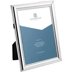 Zilverstad Perlrand 20x30cm Silber-Glanz Metallrahmen