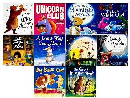 My First Animal Bedtime Picture Stories 10 Books Collection Set - Little Tiger - Paperback - Ages 3-6 - Cosy Animal Bedtime Stories Gift Set