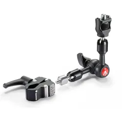 Manfrotto Micro Friktionsarm (Stativ Verlängerung), Stativ Zubehör, Schwarz