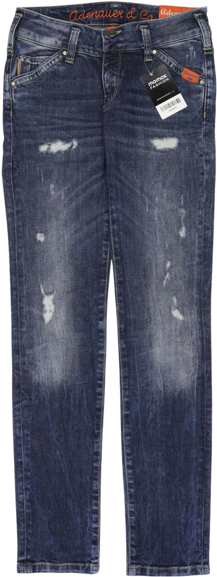 Adenauer & Co Damen Jeans, Blau, Gr. W26, Baumwolle / Elasthan - Second Hand