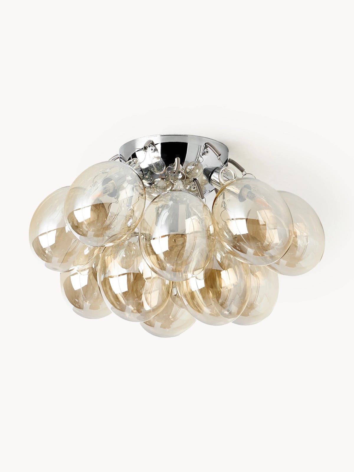 By Rydéns Gross plafondlamp amber glas diameter: 30 cm