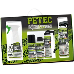 Petec Bike-Line-Set - für das Fahrrad - 5er Set - Reinigung und Ölen - 99190