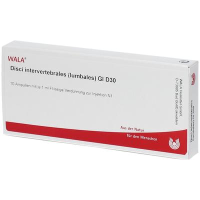 Disci intervertebrales lumbales GL D 30 Ampullen 10x1 ml