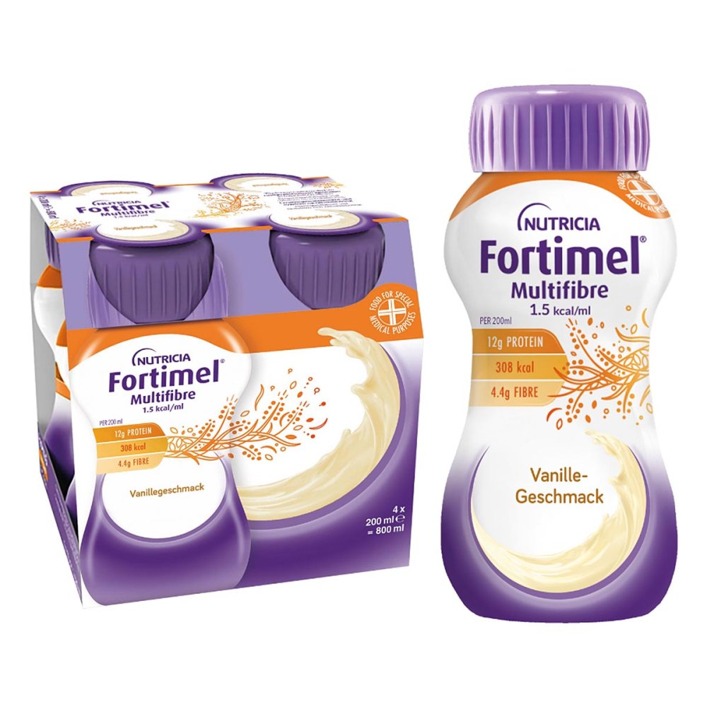 Danone Deutschland GmbH Fortimel Multifibre 1.5 Kcal Vanillegeschmack 19095865