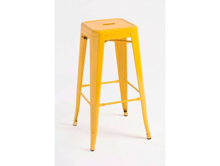 6er Set Torix Hohe Hocker 76 cm - Gelb