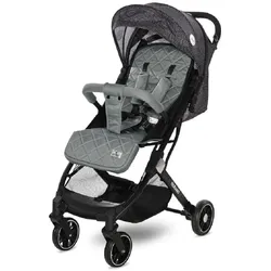 Lorelli Kinderwagen Fiorano faltbar, Ablagekorb, Frontbügel abnehmbar, Bremse grau hellgrau