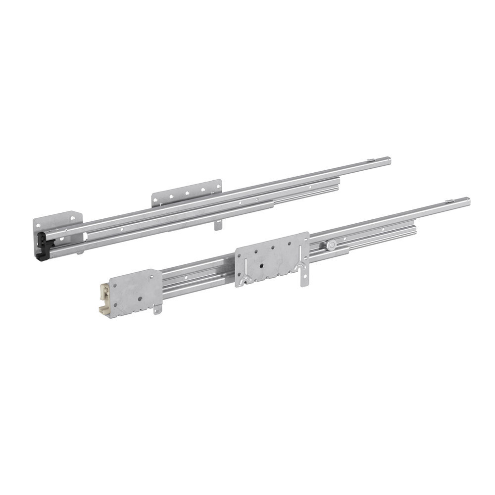 Hettich Stahlschubkasten-Auszugsführung, Vollauszug Quadro Duplex 25, Rechts/Links, 730mm,Einbaubreite 292/392mm 41085