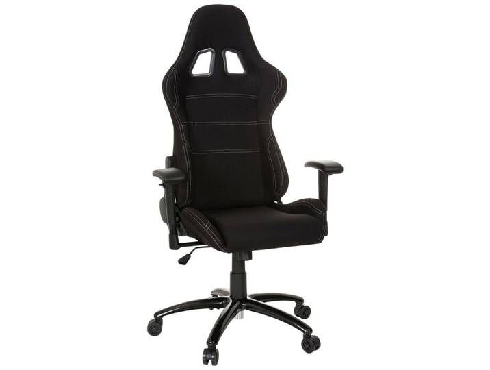 Gamingstuhl Game Force Schwarz mit Wippfunktion