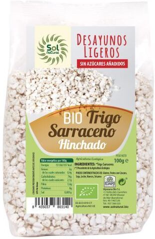 Sol Natural Swollen Bio Buckwheat 100 gr 100 gr