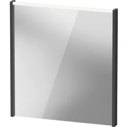 Duravit D-Code Spiegel DC7076049490000 650x700x48, Graphit Matt, mit LED Beleuchtung