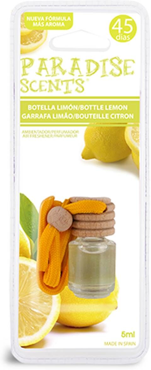 Frasco de ambientador para automóvel Paradise Scents Lemon 5 ml