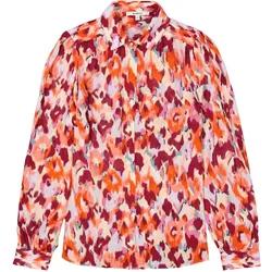 Garcia Chiffon-Bluse S - Farbe:1345-tangerine red$Größe:S