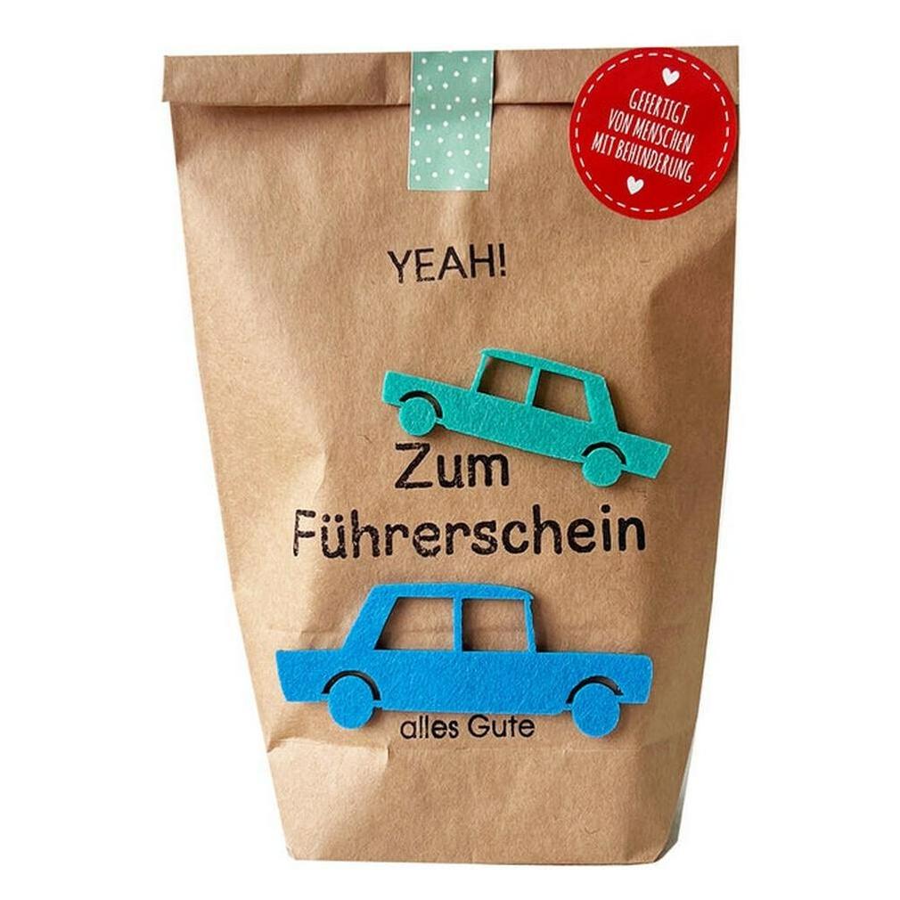 Wunderle Wundertüte, Yeah- zum Führerschein alles Gute, braune Tüte (1x) (63626)