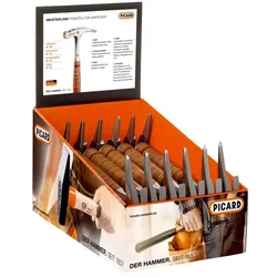 Picard Display: Meisterlinie mit Ledergriff/12 Stück im Display, 790, geraut - 1079010