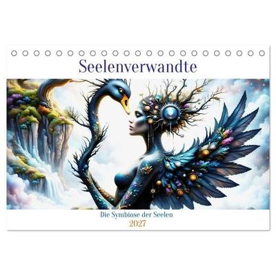 Seelenverwandte - Die Symbiose der Seelen (Tischkalender 2027 DIN A5 quer), CALVENDO Monatskalender