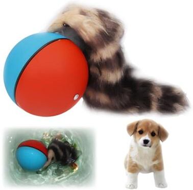 Inspired Deals Smart Interactive Rolling Ball Toy For Dogs & Cats Self Moving Pet Play Ball motorized