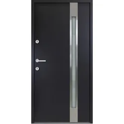 Krongart Nebeneingangstür Stahl Modell Hagen 980_mm x 2080_mm anthrazit din_rechts_nach_innen_oeffnend