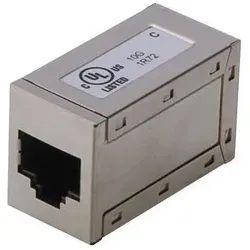 Digitus Modulare CAT6A-Kupplung, voll geschirmt RJ45 auf RJ45, 10 Stk. (Netzwerk Kupplung), Zubehör Netzwerk