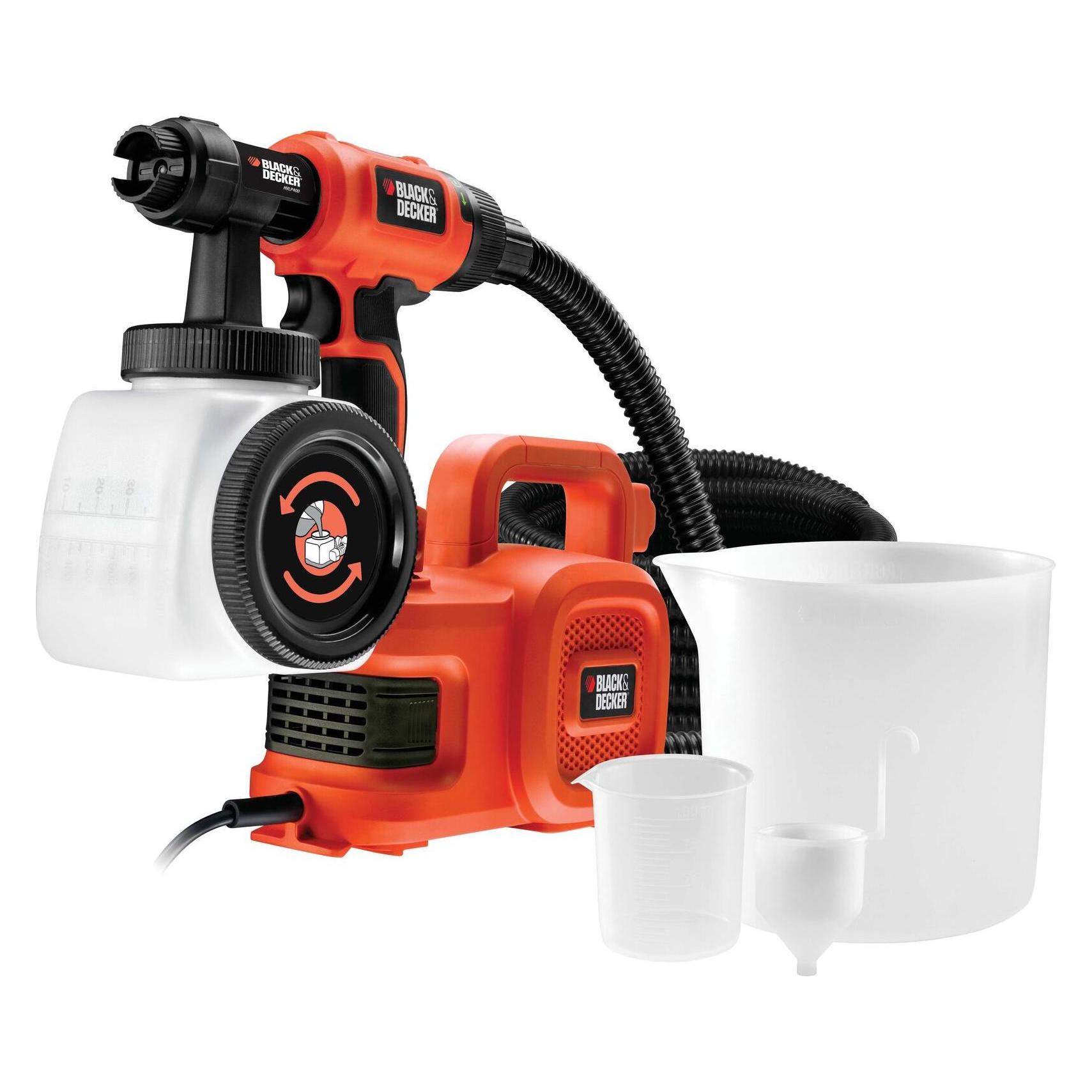 Black & Decker HVLP400 Elektrisches Feinsprühsystem (HVLP400-QS)