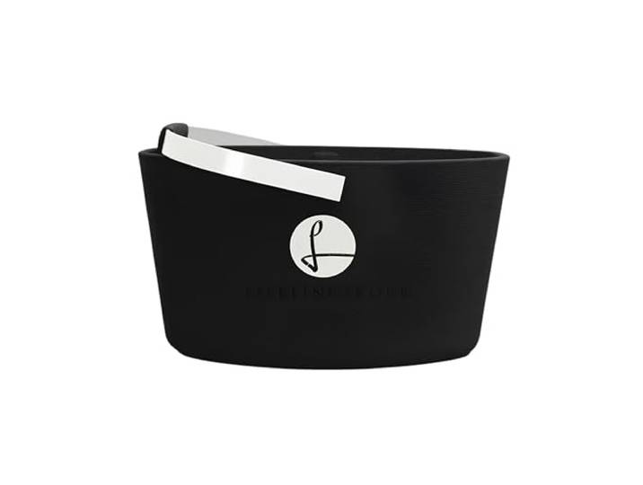 LIEBLINGSKORB Original Black Reinweiß - ultraleichter, kippsicherer & formstabiler Einkaufskorb OHNE DECKEL - Made in Germany - thermoisolierend & abwaschbar - ideal für Picknick & unterwegs