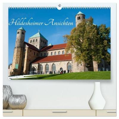 Hildesheimer Ansichten (hochwertiger Premium Wandkalender 2027 DIN A2 quer), Kunstdruck in Hochglanz