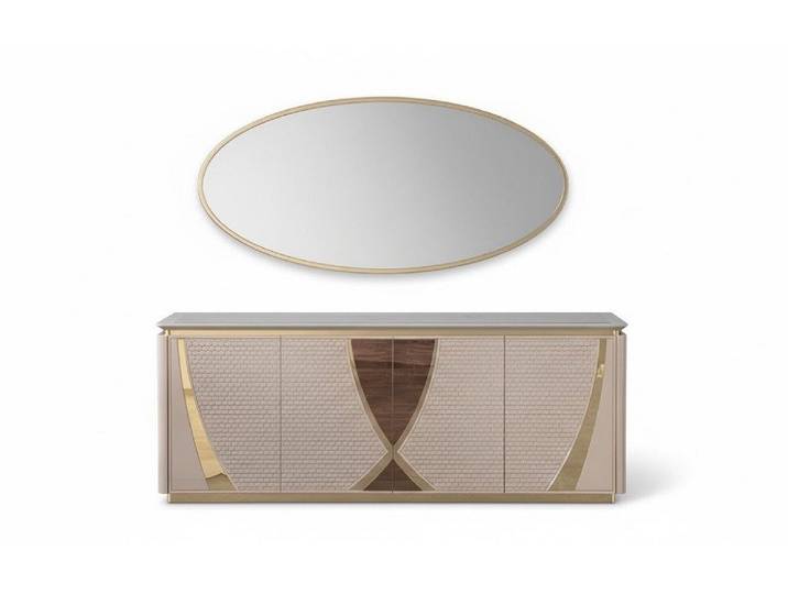 Xlmoebel Sideboard Kommoden Gruppe Konsole Schränke Garnitur Set SOFORT (Kommode mit Spiegel, 2 St., Kommode mit Spiegel), Made in Europa